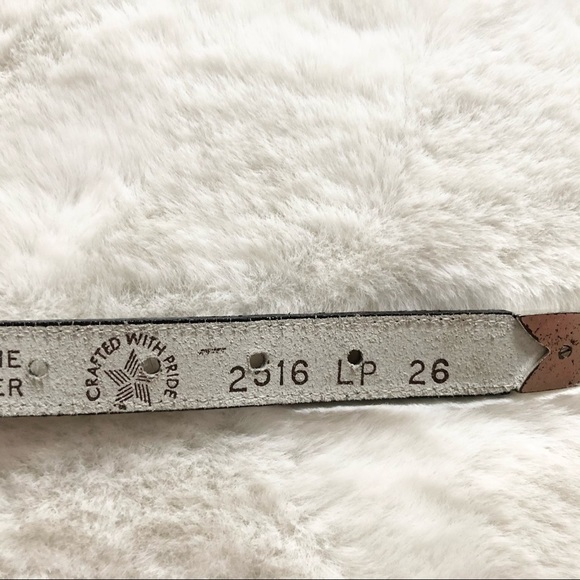 NADIM Leather Cheetah Print Calf Hair Western Belt Trendy Rodeo Chic - Picture 9 of 10